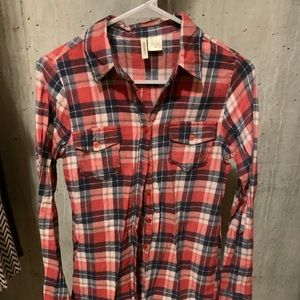 Long sleeved flannel!